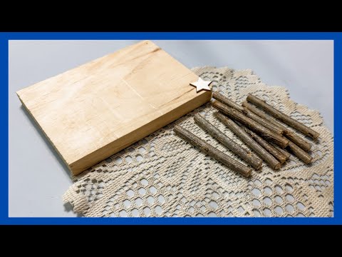 Rustic Tree DIY || Wooden Tree DIY || Just 1 Quick Craft