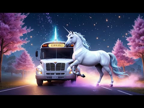 The Unicorns on the Bus | Magical Nursery Rhyme for Kids | Fun Sing-Along Song