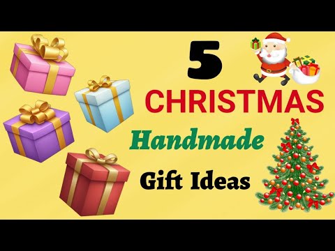 5 DIY Christmas🎄Gift🎁 Ideas : Handmade Gift for your loved one | @CraftStack