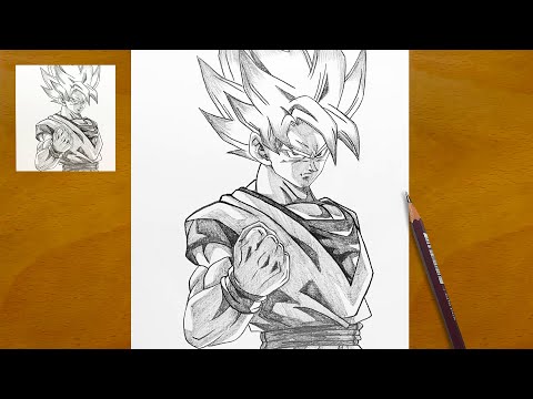 How to Draw Goku SSJ || Easy Anime Drawing Step by Step