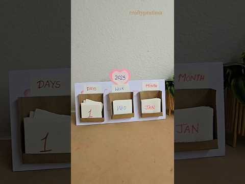 Desk Calendar making idea #shorts #craft