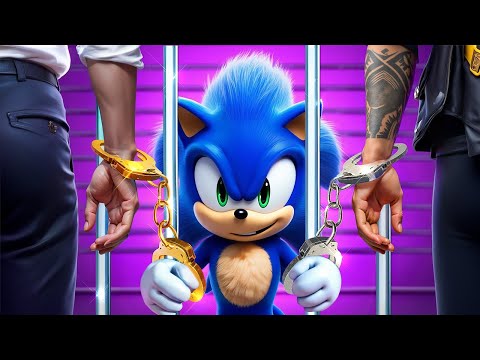 SONIC THE HEDGEHOG 3! How to Escape from HELL Prison! JOCK and NERD Cop VS Sonic