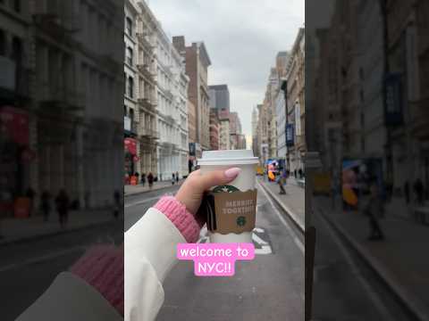 NYC travel vlog🎀🪩🗽 #travelvlog #nyc #nycvlog #newyork #girlaesthetic #pink #shopping #itgirl