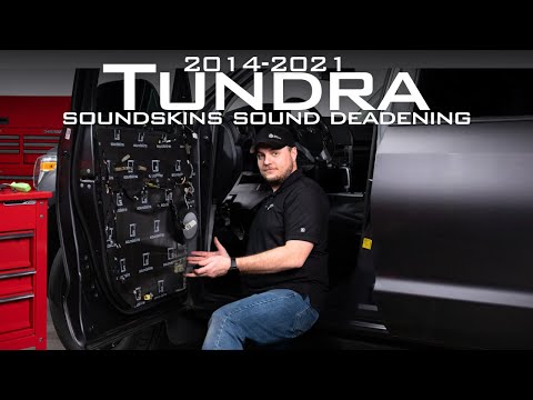 2014 - 2021 Toyota Tundra Soundskins Pro Cut Sound Deadening Kit Install