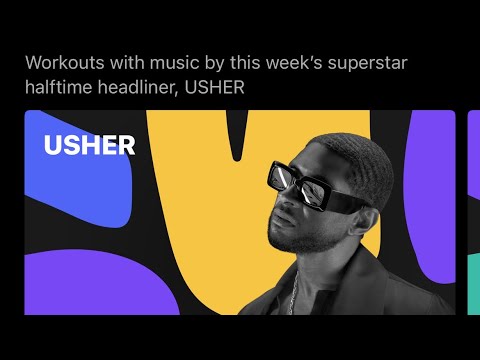 Usher's Music Workouts: Get Fit with the King of R&B on Fitness Plus!