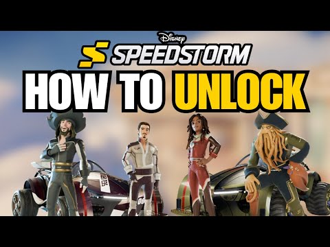 How to Unlock ALL the NEW Pirates of the Caribbean Racers in Disney Speedstorm