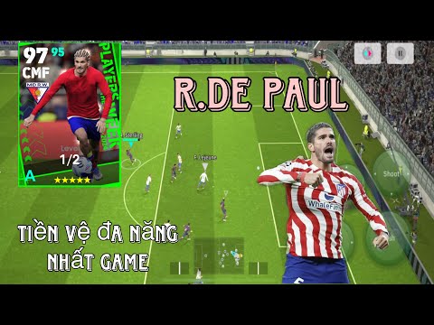 Review Potw Rodrigo De Paul: Tiền vệ đa năng nhất game | Efootball 2024 | BeerPES