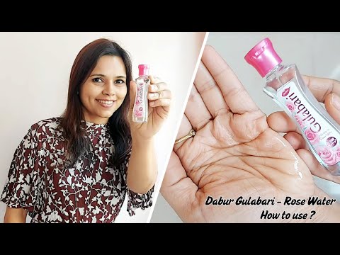 Dabur Gulabari Premium Rose Water/Face Toner Review| How to use Dabur Gulabari  Rose Water