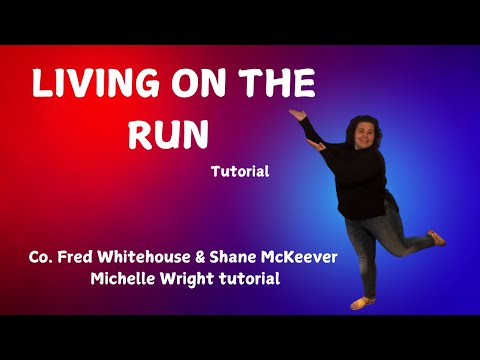 Living on the run line dance tutorial Improver choreography by Fred Whitehouse & Shane McKeever