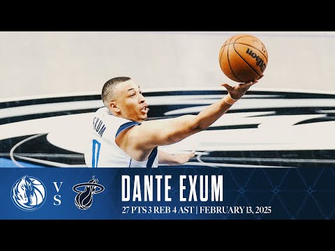 Dante Exum (27 Points) Highlights vs. Miami Heat | February 13, 2025