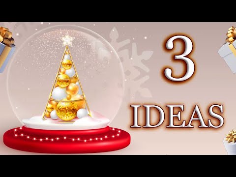 3 IDEAS🎄 Christmas Ornaments 🎄Christmas decoration ideas for home