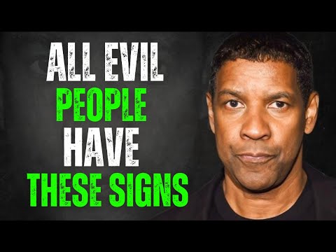 6 RED FLAGS that REVEAL the PERSON next to you is EVIL | Denzel Washington Motivation