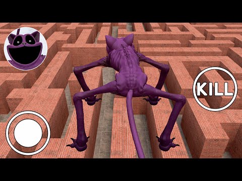 I BECAME NIGHTMARE CATNAP IN THE MAZE in Garry's Mod!