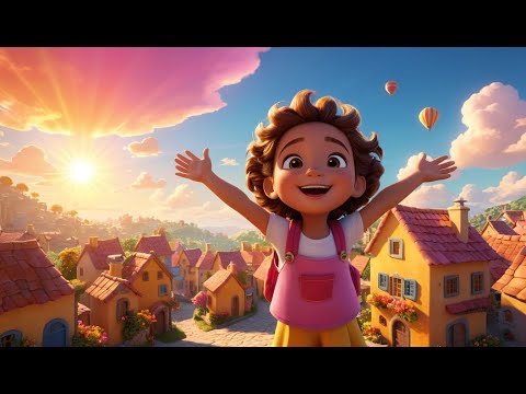 Sun, Sun, Shine So Bright Rhyme Song | Popular Nursery Rhyme & Lyrics | Educational Kids Songs