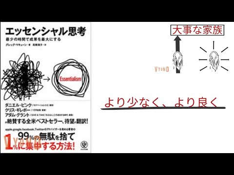 【3分で解説】「エッセンシャル思考」グレッグ・マキューン｜より少なく、しかしより良く