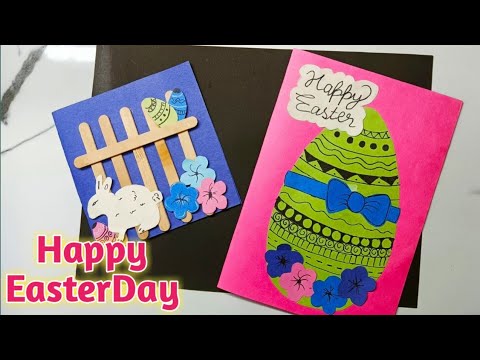 Happy Easter Greeting Card ideas | DIY Easter Card ideas | Easter Crafts | Handmade Card ideas