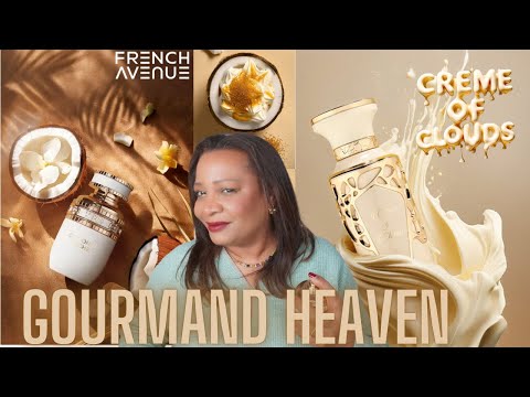 NEW MIDDLE EASTERN GOURMAND PERFUMES / FRAGRANCE WORLD FRENCH AVENUE CREME OF CLOUDS & COCONUT LECHE