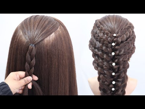 Amazing Ponytail Hairstyle For wedding Girls| Easy & Simple Hairstyle Wedding & Functions