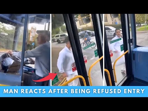 Denied Entry! Man’s Furious Response to Bus Driver in Stanmore !