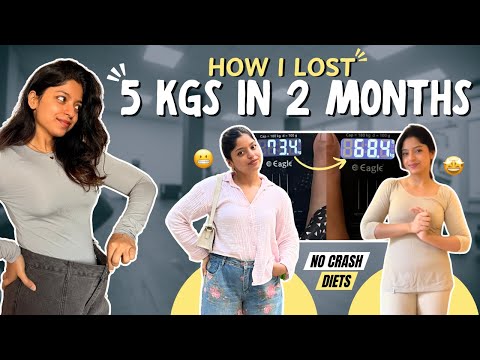 LOST 5 KGS IN 2 MONTHS 🤯 While Eating Everything 🍛✨ Fatloss Journey //