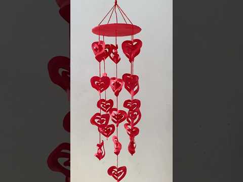 Heart Hanging for Valentine's Decorations #shortvideo #shorts