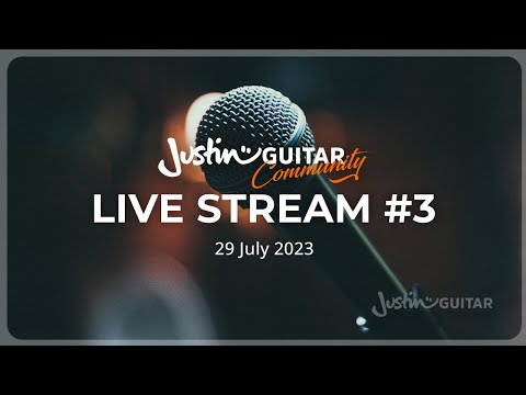 The JustinGuitar Community Live Stream Student Concert #3