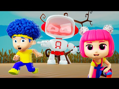 Red Light, Green Light with Cha-Cha, Chicky, Lya-Lya & Boom-Boom | D Billions Kids Songs