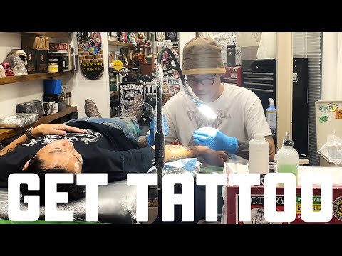 [Subtitles] Get an American traditional tattoo in Japan