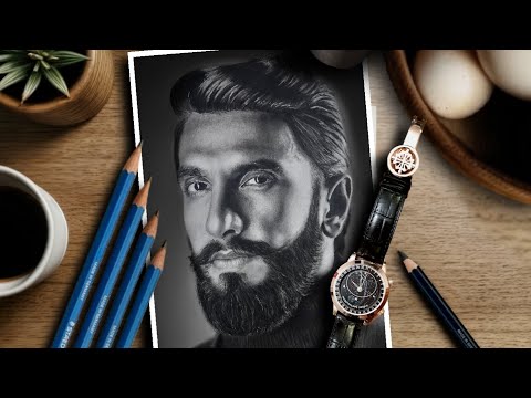 Drawing Ranveer Singh Portrait Art By Rebelkalakar