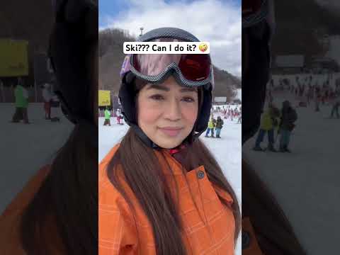 SKI or NOT! 😅 #shorts #shortvideo #skiing #snow #korea #seoul