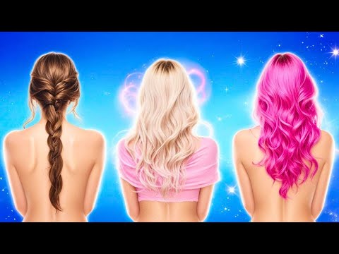 Crazy Girly LONG vs SHORT Hair Struggles! Viral Makeover Hacks and Gadgets