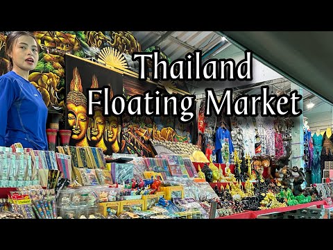 FLOATING MARKET BANGKOK💦 | Thailand #floatingmarket #bangkok #bangkoktour #travelvlog #food #vlog