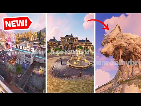 Fortnite All Chapter 6 Season 2 Map Changes (Crime City, Outlaws Oasis, Shiny Shafts, Lonewolf Lair)