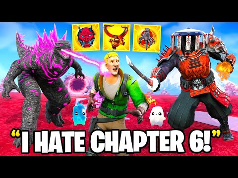 I Trolled Him In Fortnite CHAPTER 6! (Godzilla, New Bosses, New Mythics)