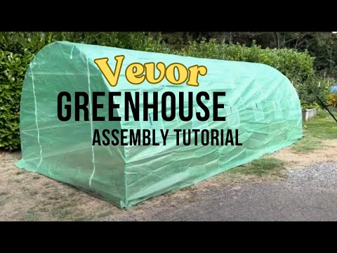 Quickest Walk-In GreenHouse Kit By Vevor | Basic Simple Step By Step Assembly Tutorial Demonstration