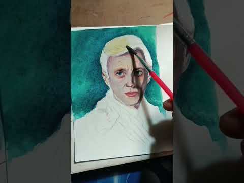 #dracomalfoy #harrypotter #art #watercolor #painting #potterhead #movie