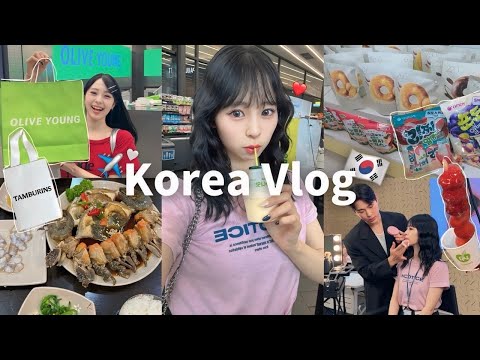 【韓国vlog】1泊2日で満喫できる定番コース🇰🇷グルメ・買い物・プロメイクに充実しすぎて幸せニダ🫶🏻