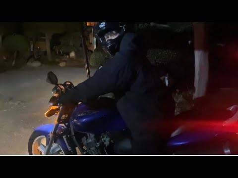 極寒の中のエンジン始動 【えるにーにょバイク部】