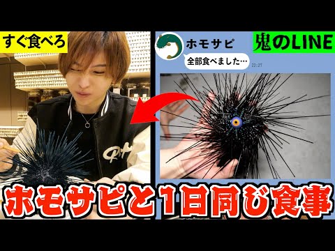 【助けて…】ホモサピと1日同じ食事したらとんでもない食生活だったww