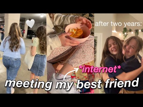 MEETING MY INTERNET BEST FRIEND *for the first time*