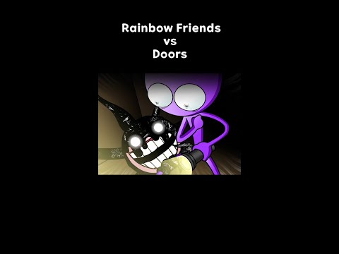 rainbow friends VS doors - ROBLOX & FNF ANIMATION #shorts