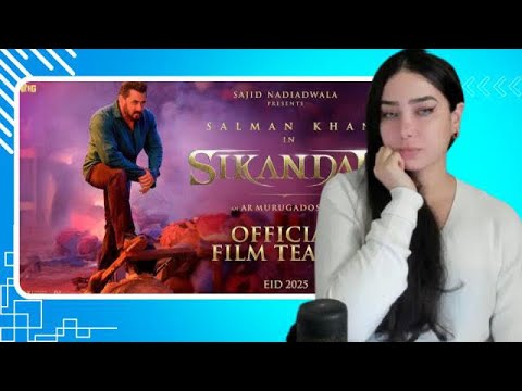 SIKANDAR Official Film Teaser Reaction | Salman Khan, Rashmika | Sajid Nadiadwala | A.R. Murugadoss