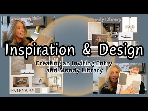 DESIGNING AN INVITING ENTRY & MOODY LIBRARY || Dream Build Series - Episode Five