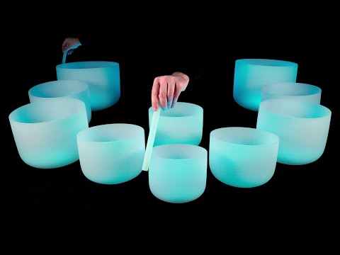 Crystal Bowls for Deep Sleep 🌀 Calming Waves of Positivity 432 Hz