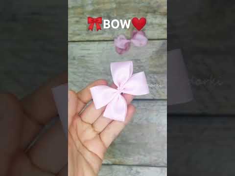 DIY BOW 🎀 #craft #creative #diy #handmade