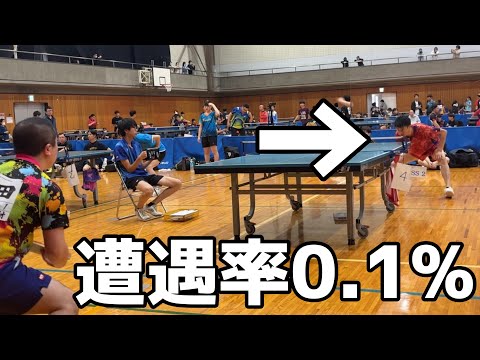 【卓球】半年ぶりの大会でヤバい戦型と遭遇した