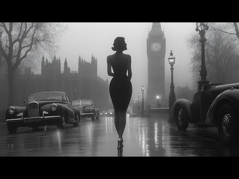 Vintage Jazz Music of London 🌃 🕰️ 1950s Swing Rhythms for Noir City Atmosphere