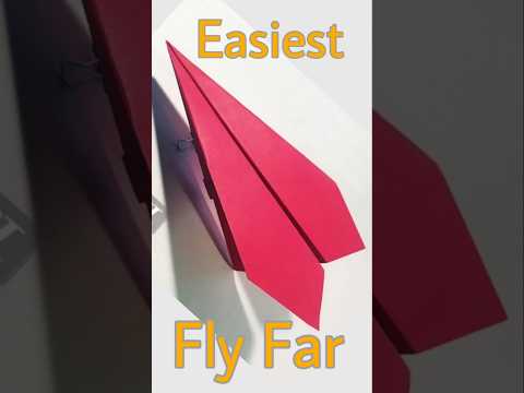 Beginner's Guide: Easy Paper Airplane That Flies Far! #PaperAirplane #EasyTutorial #FlyFar #DIY