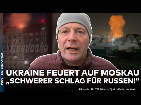 PUTINS KRIEG: Massiver Angriff auf Moskau! Ukraine feuert hunderte Drohnen auf Russland ab