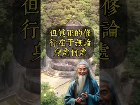 弘一法師說：“修行並非要逃避塵世，而是要在塵世中找到清淨。”